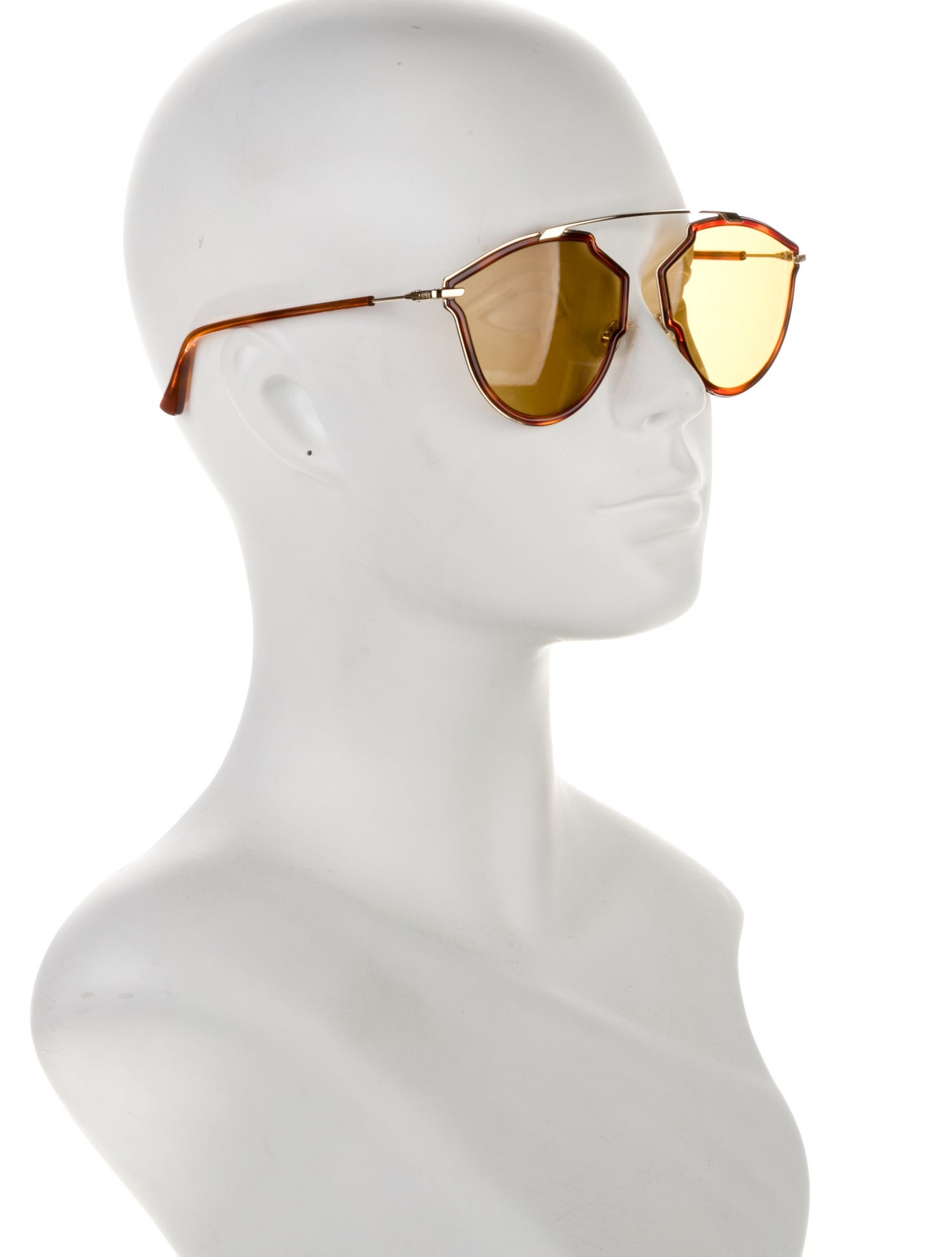 Christian Dior Aviator Tinted Sunglasses